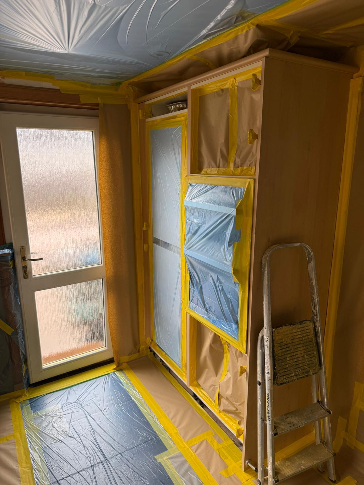 Meticulous masking & prep